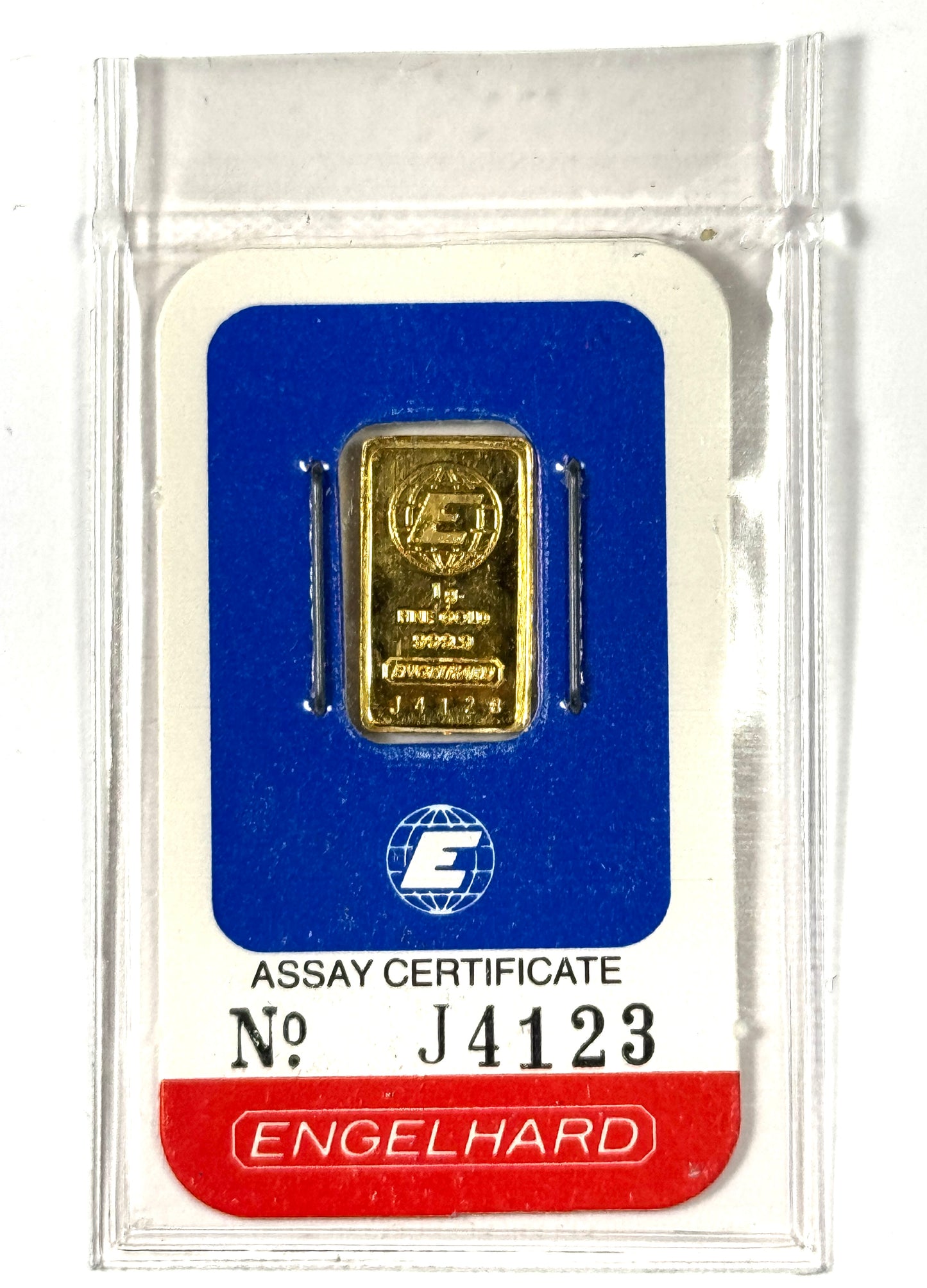 Vintage Engelhard 1 g .9999 Fine Gold - Alaska Airlines Incentive Program Double Sealed