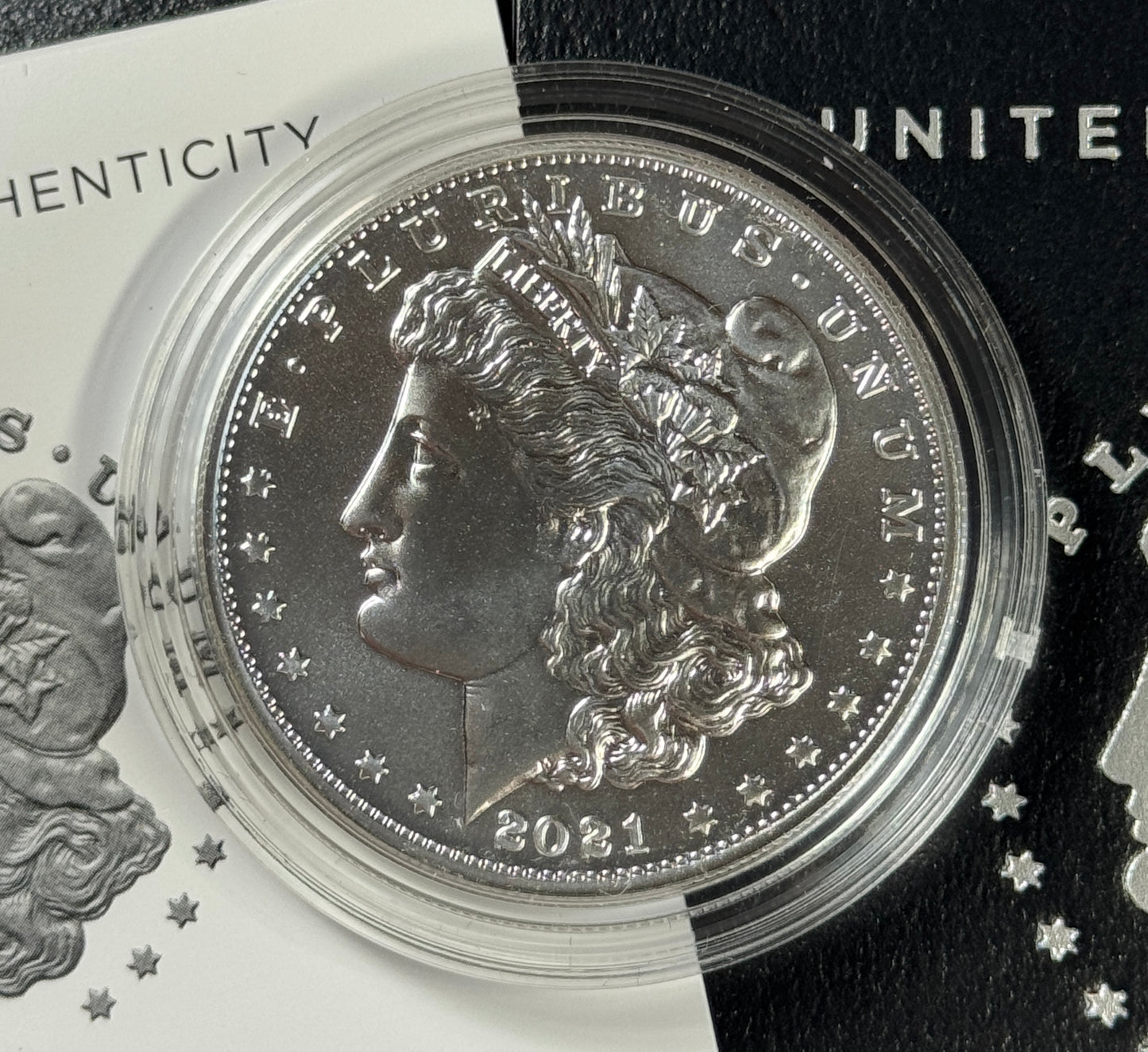 2021-CC Morgan Silver Dollar, Carson City Mint in US Mint OGP with COA