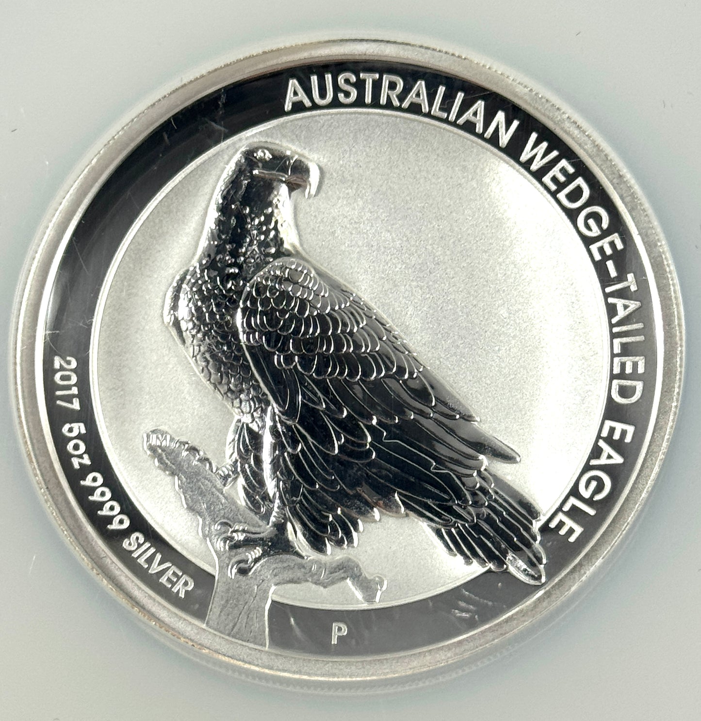 2017-P Australia Reverse Proof Wedge Tailed Eagle 5 oz Silver NGC PF70 HR - Mercanti