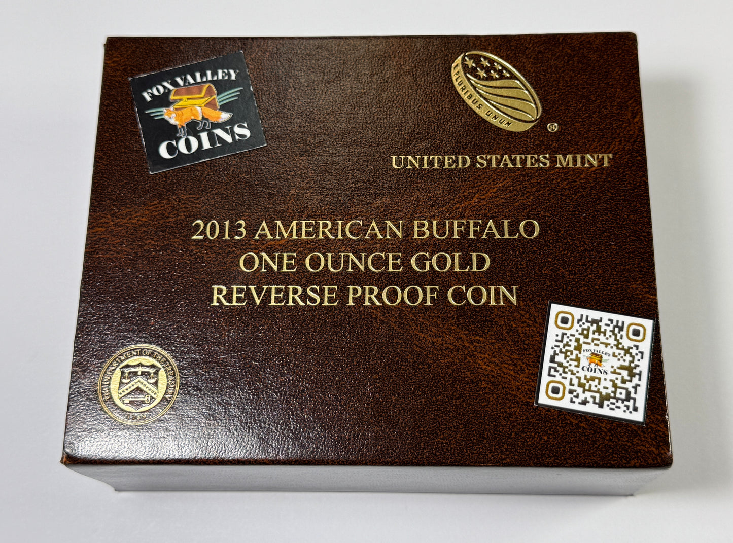 2013-W $50 Reverse Proof Gold Buffalo 1 oz Gold Coin in U.S. Mint OGP