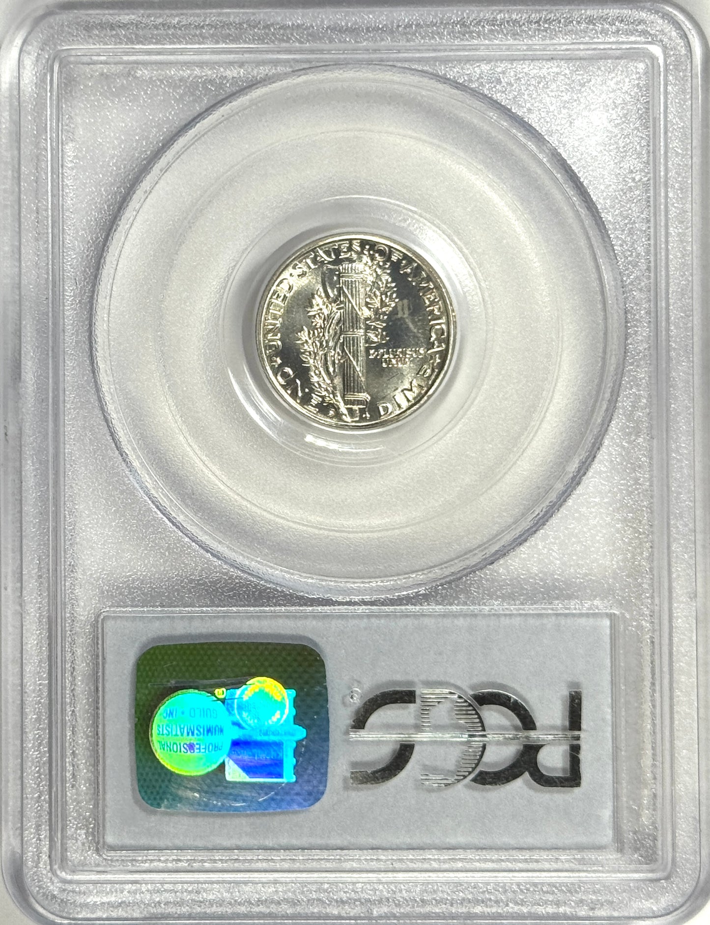 1941-S Silver Mercury Dime PCGS MS64FB Blast White Cartwheel Luster! Nice Coin!