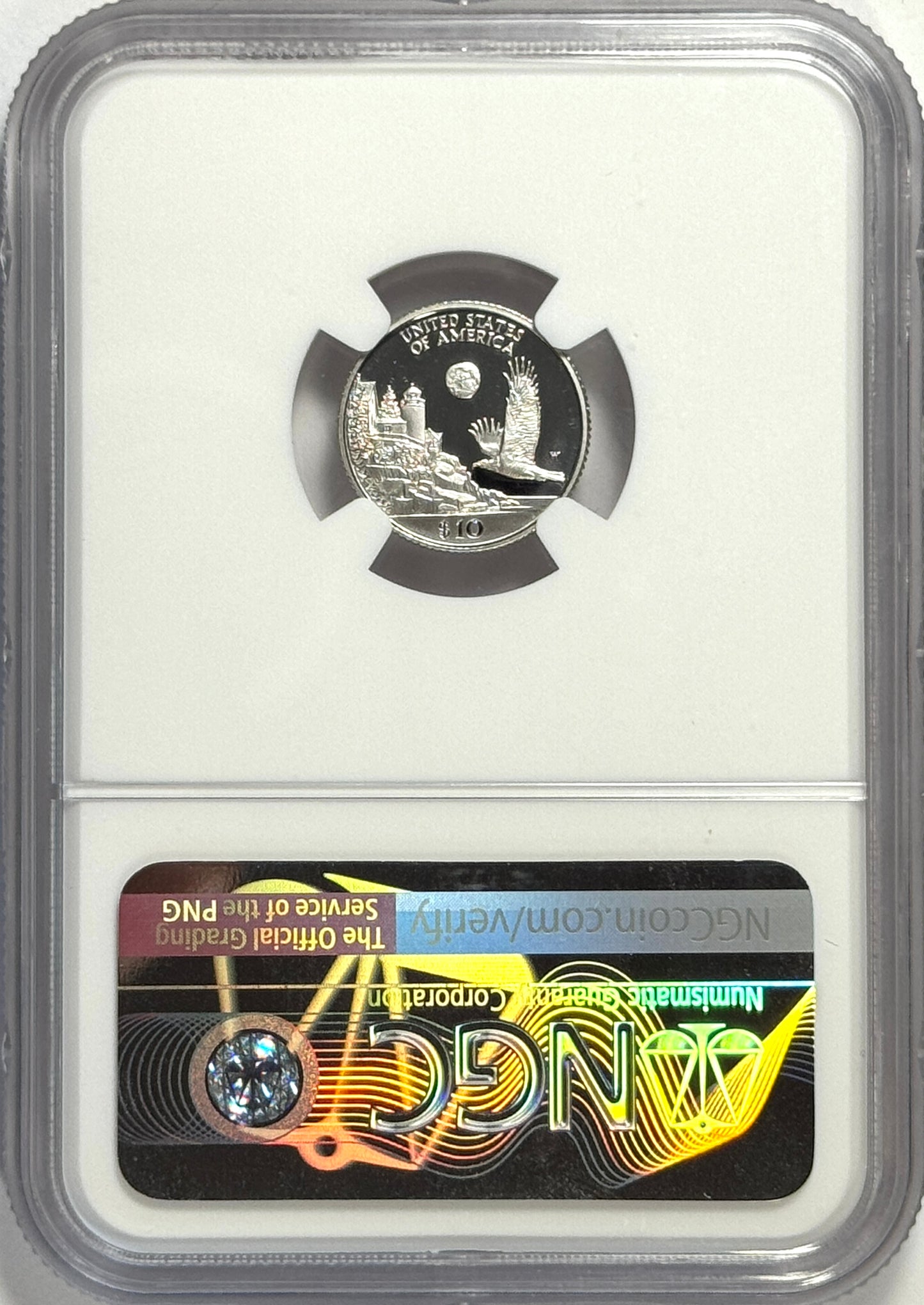 1998-W $10 Proof Platinum American Eagle 1/10 oz .9995 Fine - PF69UC NGC