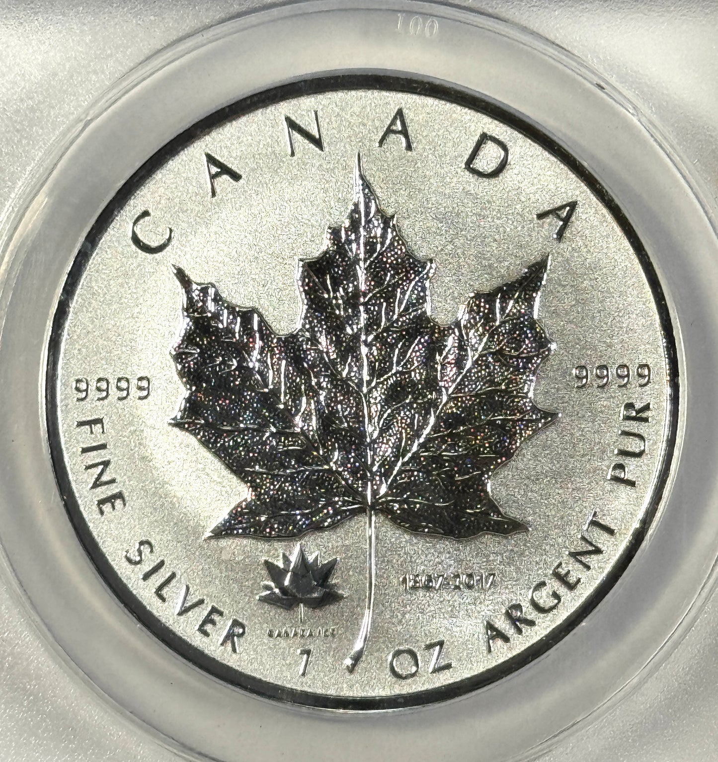 2017 Canada 150th Anniv. Reverse Proof Silver Maple Leaf RP70 DCAM FDOI ANACS