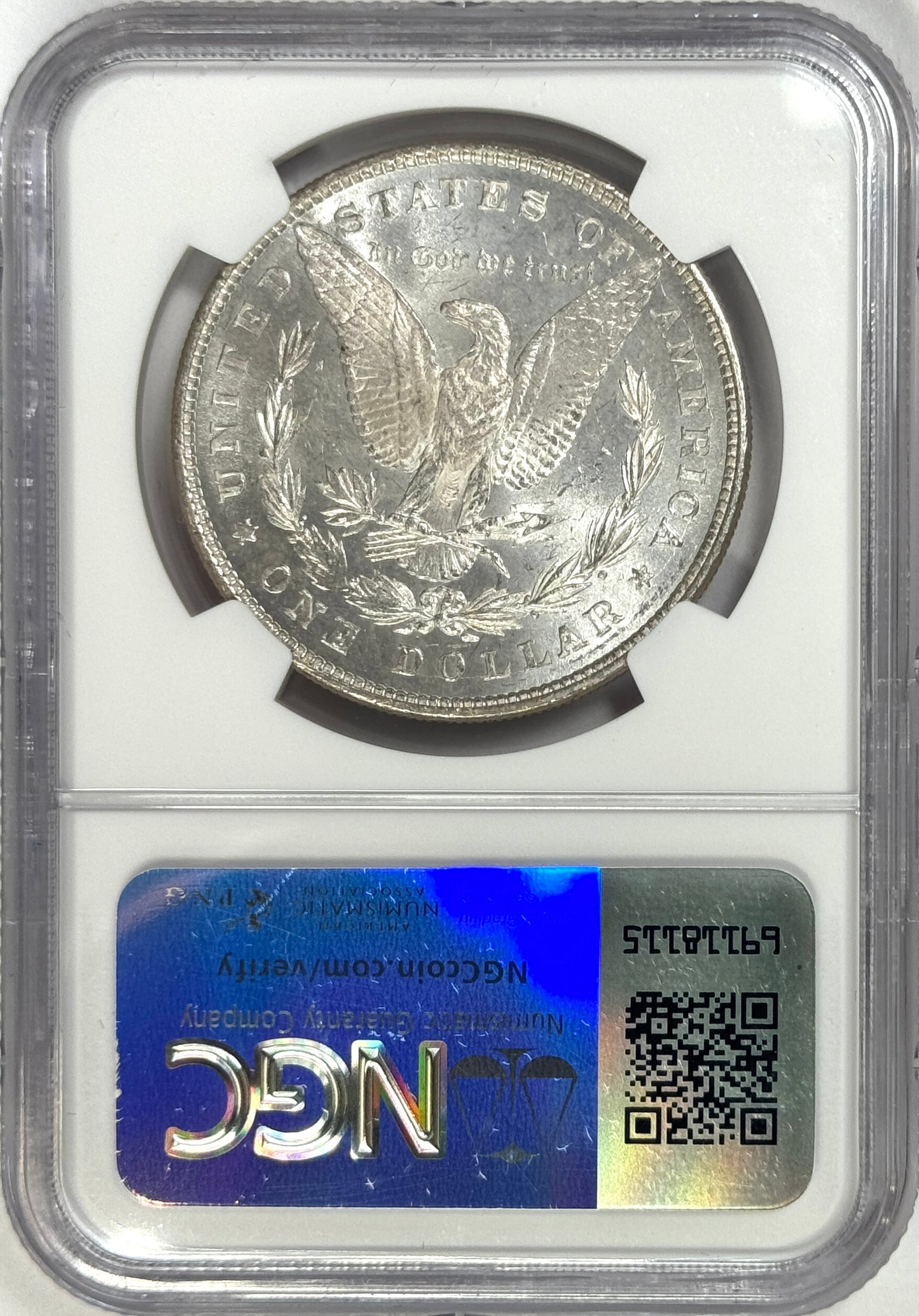 1878-P 8TF Morgan Silver Dollar VAM-18 NGC MS62