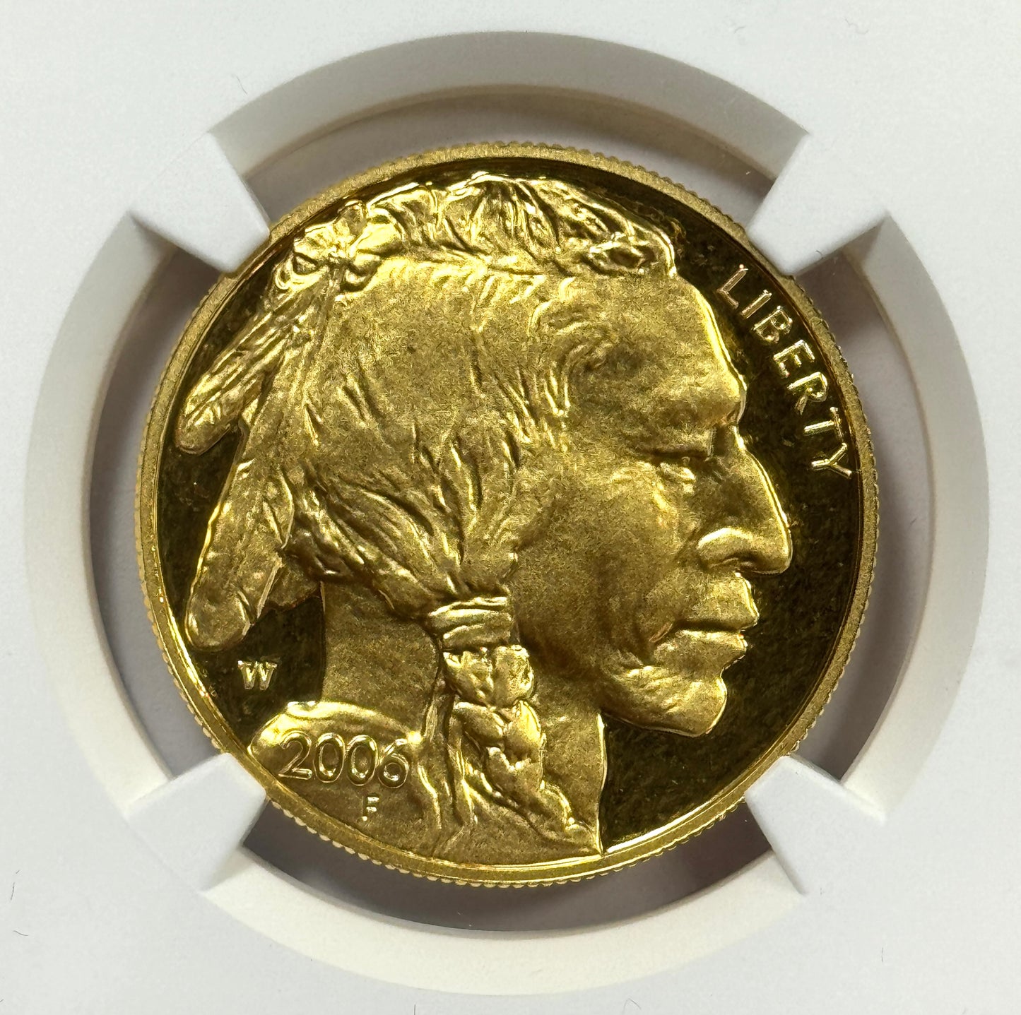 2006-W $50 Proof American Gold Buffalo 1 oz Gold Coin PF70UC NGC - Castle