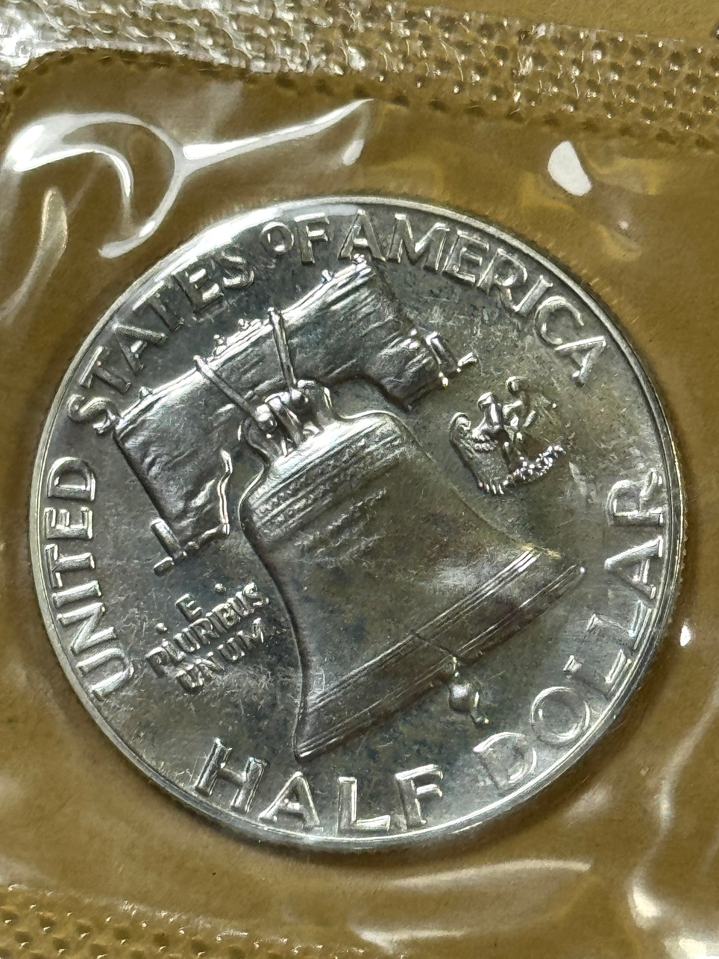 1956 U.S Mint Silver Proof Set TYPE-1 Franklin Half Dollar - Scarce Type