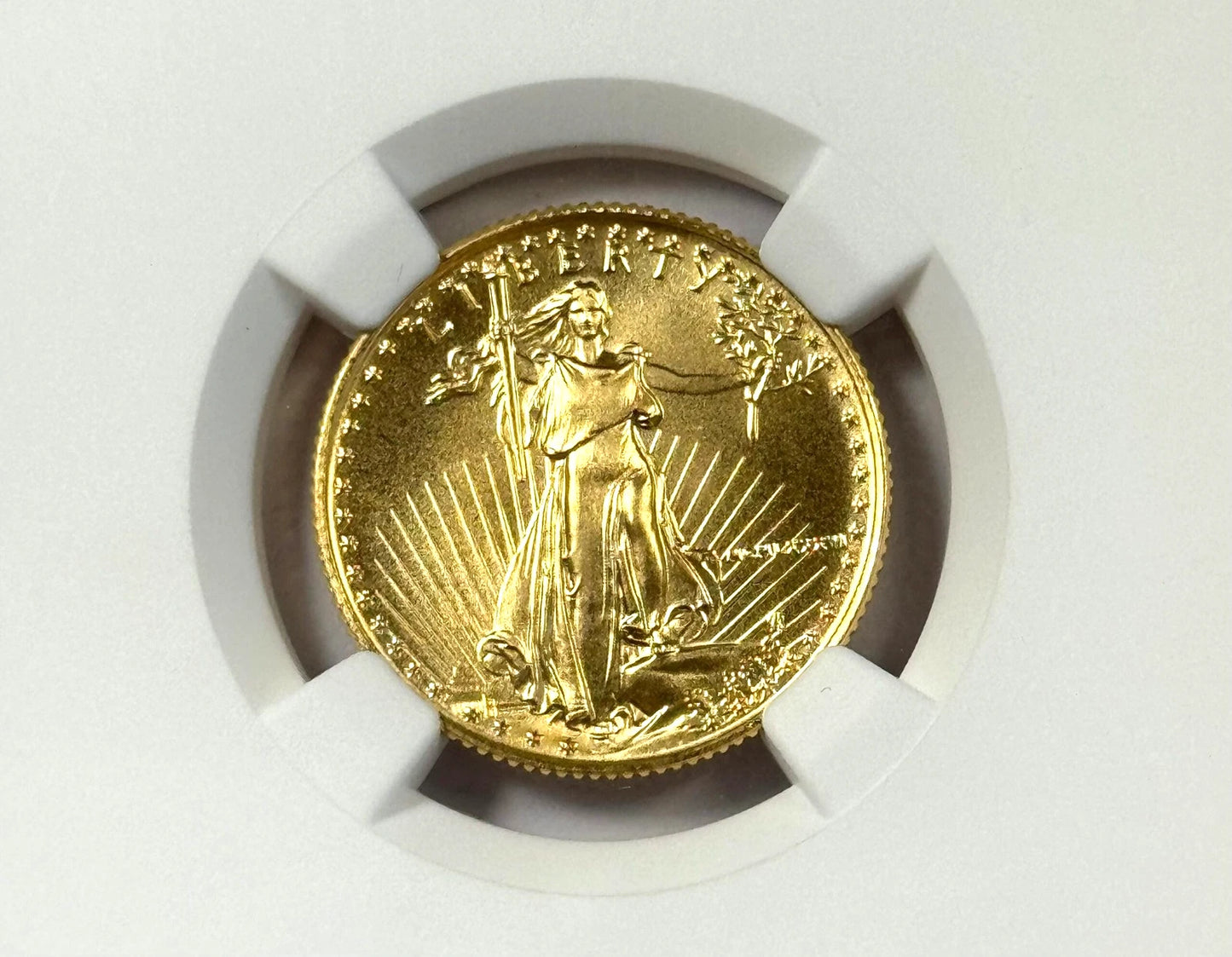 1986 $10 Gold American Eagle 1/4 Oz Gold NGC MS70 - Perfect Grade - Key Date