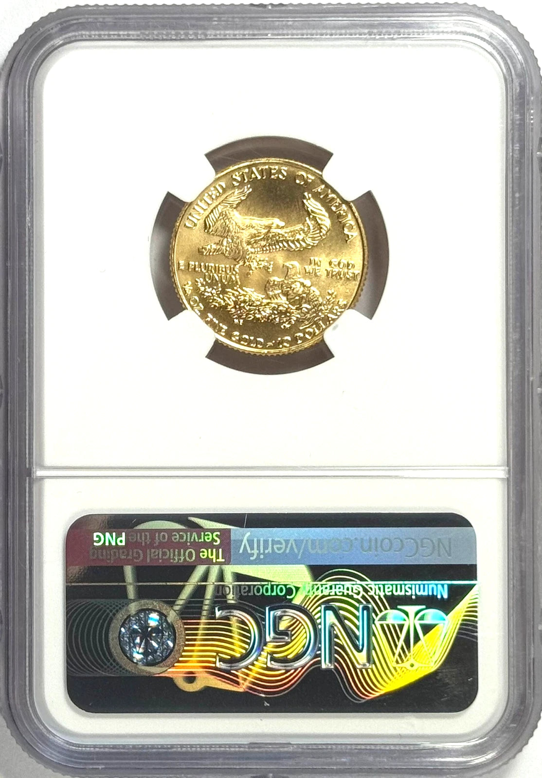 1986 $10 Gold American Eagle 1/4 Oz Gold NGC MS70 - Perfect Grade - Key Date