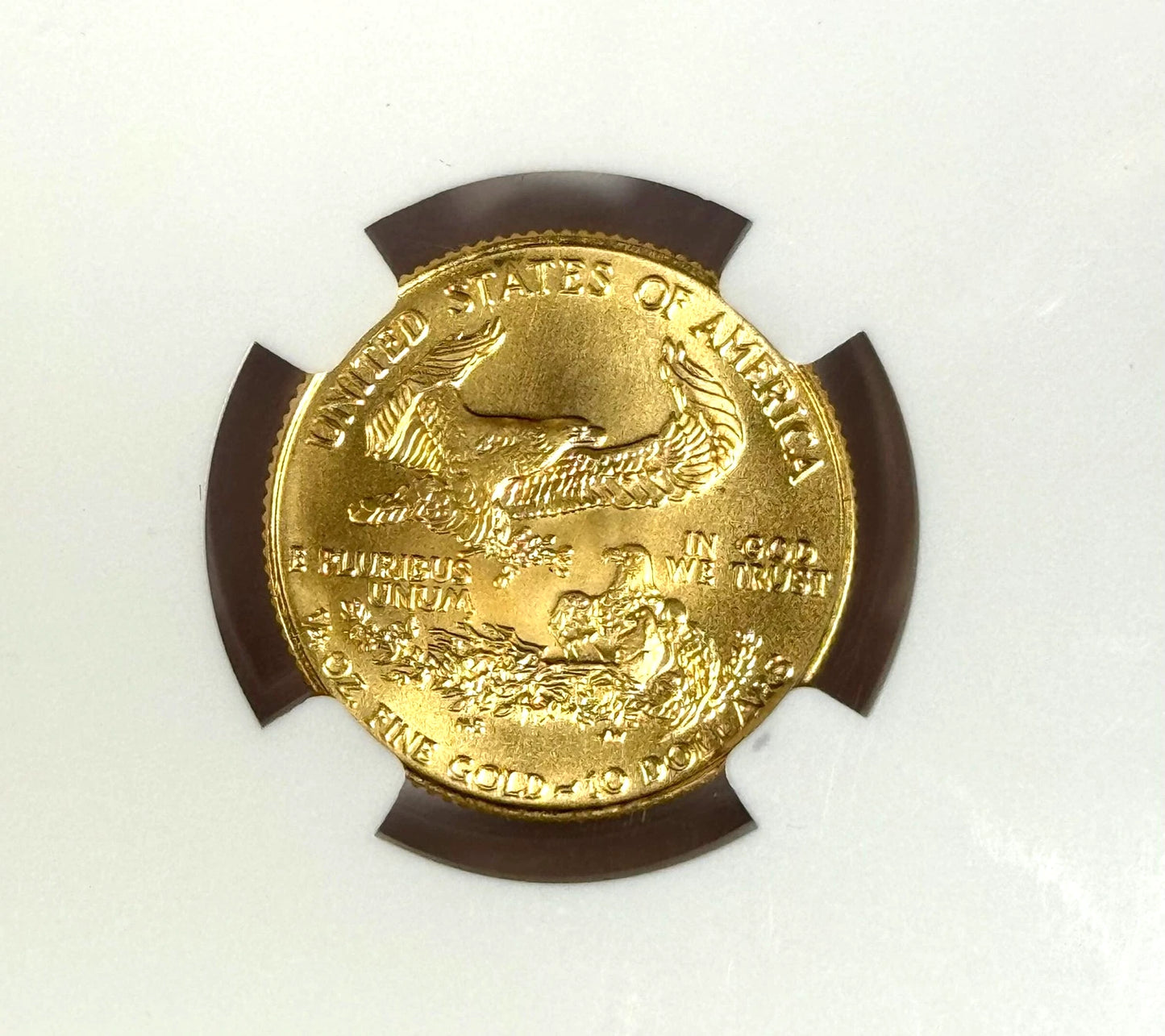 1986 $10 Gold American Eagle 1/4 Oz Gold NGC MS70 - Perfect Grade - Key Date
