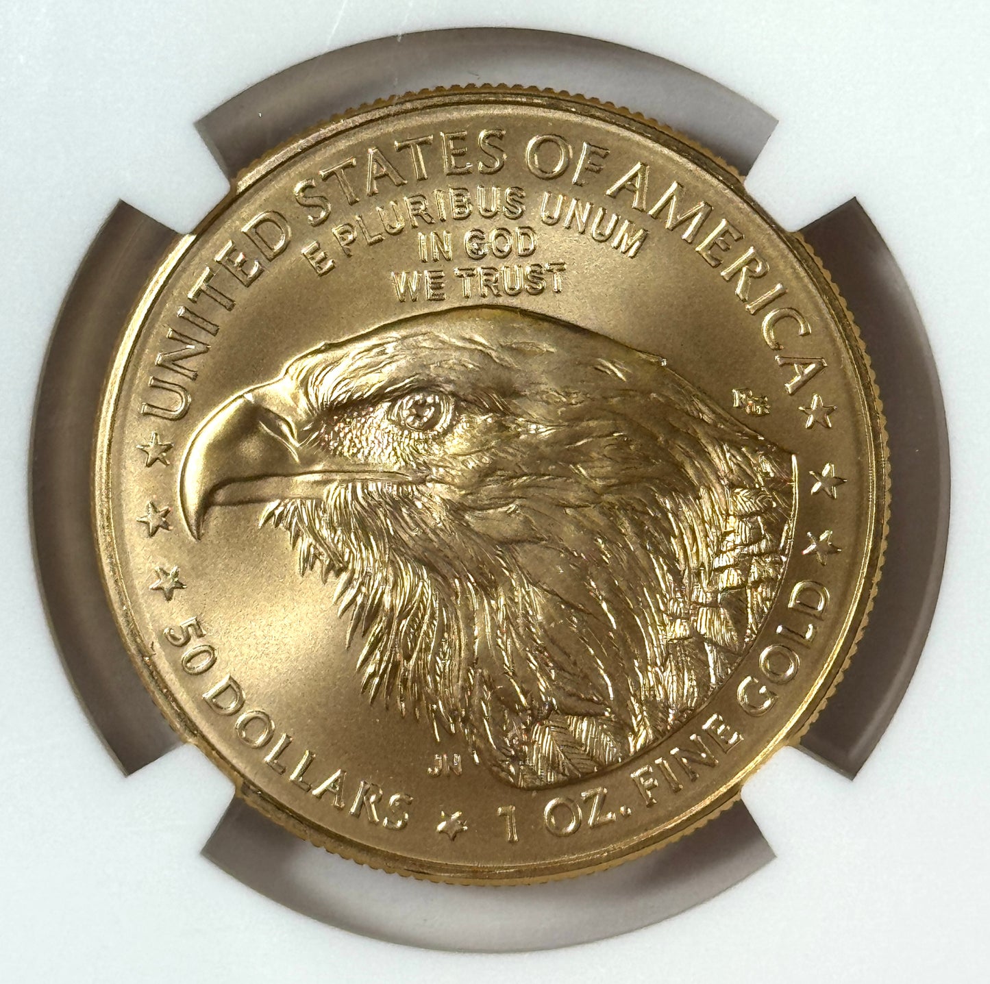 2022 $50 American Gold Eagle 1 oz Gold Coin MS70 FDOI NGC -Mike Castle