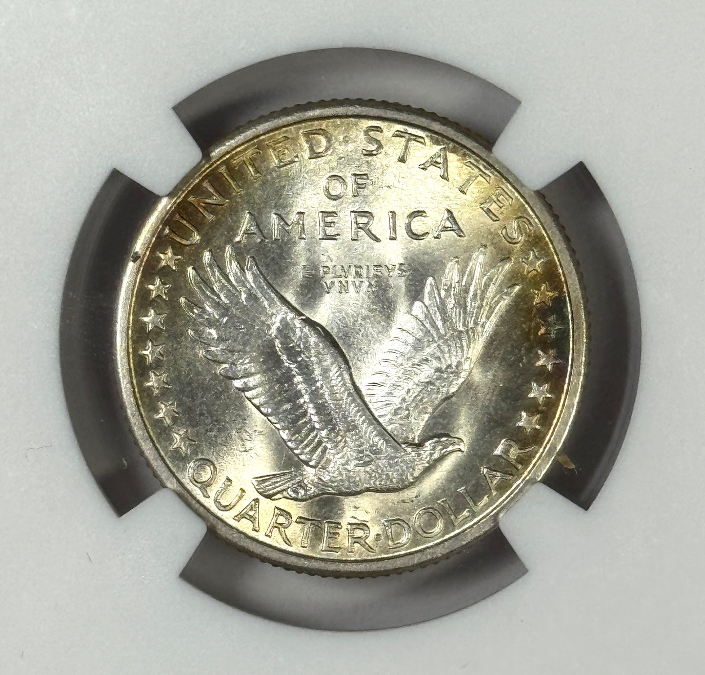 1917-D Standing Liberty Quarter Type-1 - NGC MS64FH (Full Head) Lustrous Coin