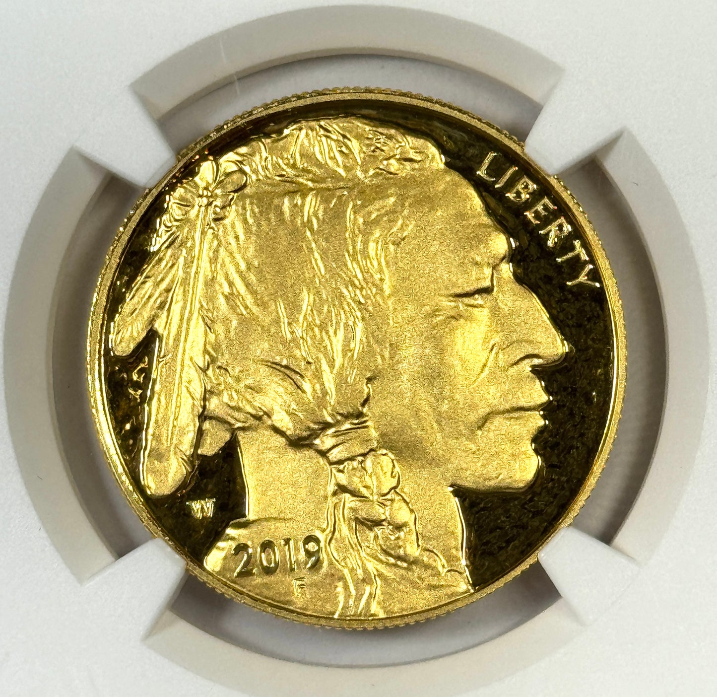 2019-W $50 Proof American Gold Buffalo 1 oz Gold Coin PF70UC ER NGC - Castle