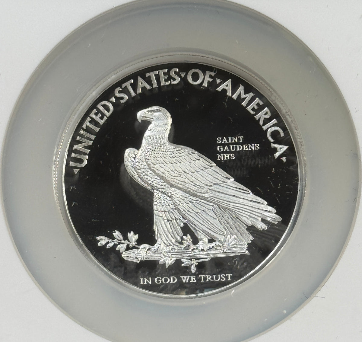 2016 1 Oz Silver High Relief Saint-Gaudens Commemorative PF70 Ultra-Cameo COA