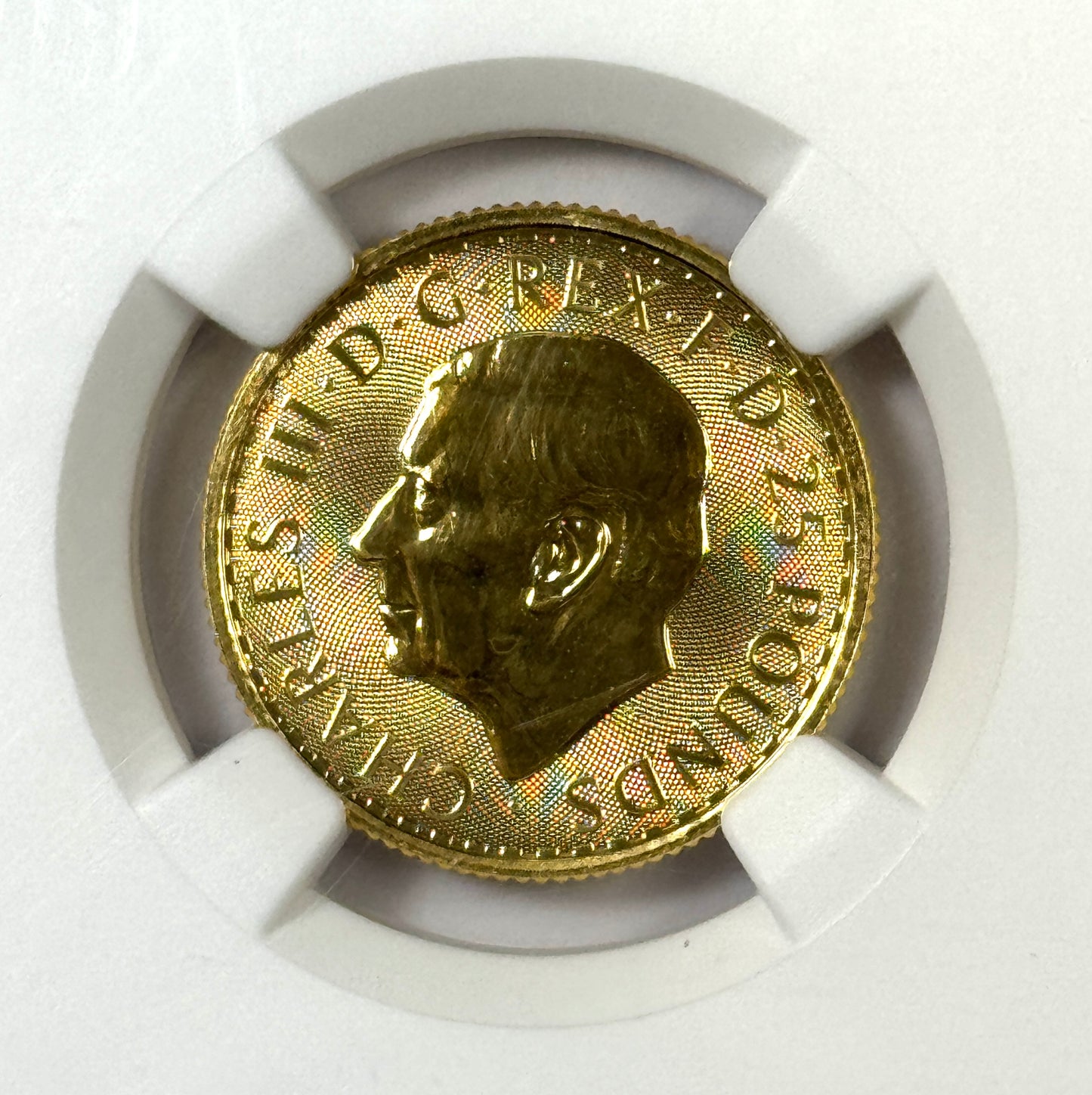 2023 Great Britain First Charles 1/4 oz Gold Britannia - MS70 NGC - Scarce!