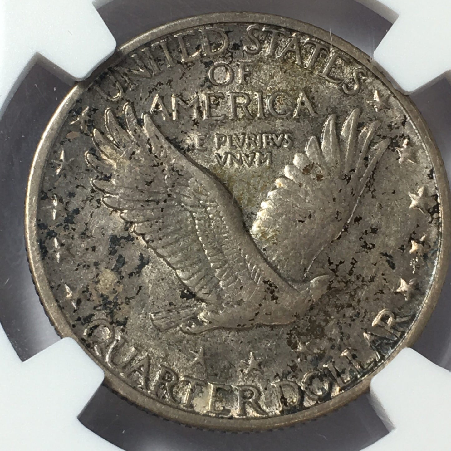 1927-S Standing Liberty Silver Quarter - AU55 NGC - Original Toning - 396,000 Minted - Key Date