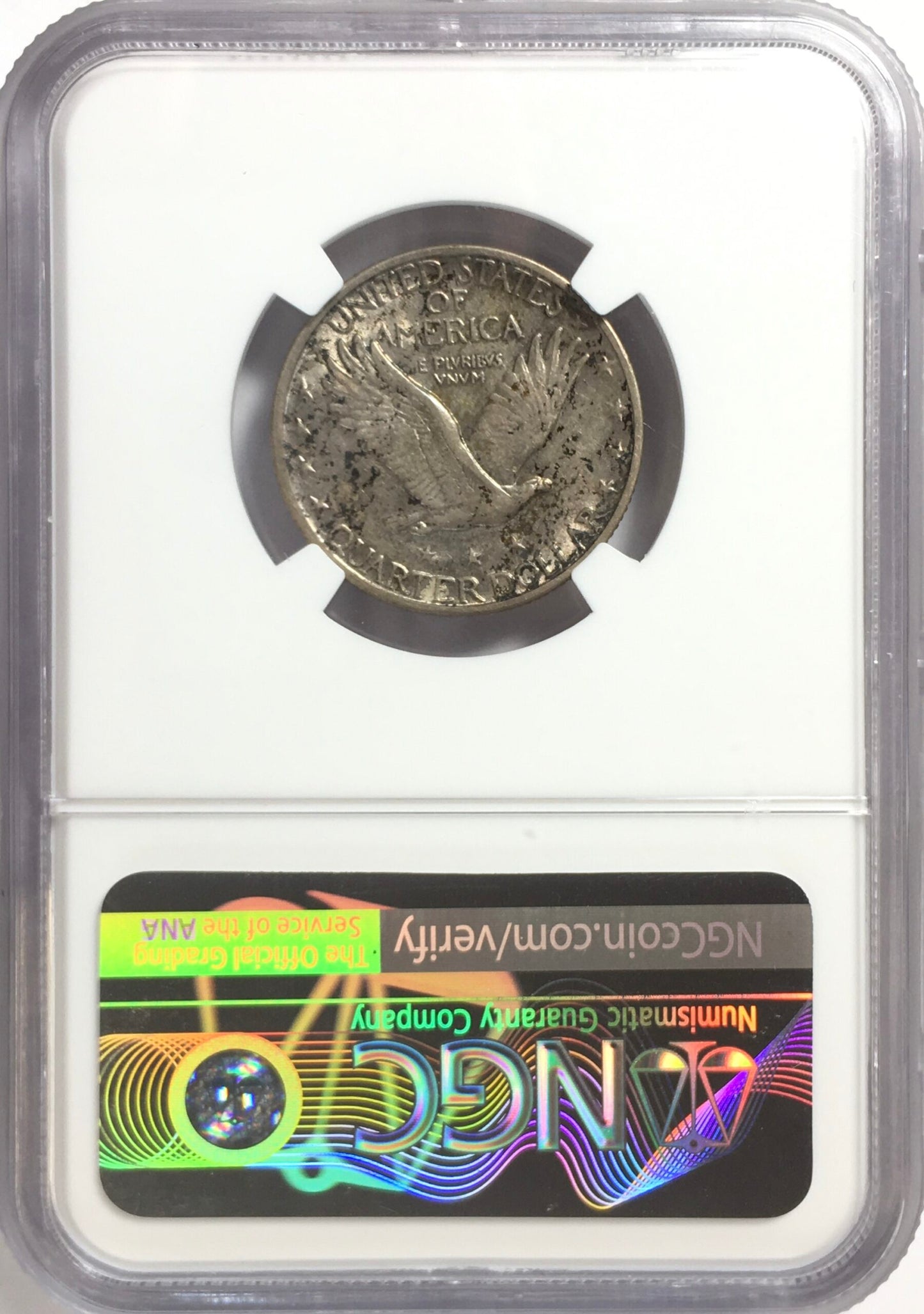 1927-S Standing Liberty Silver Quarter - AU55 NGC - Original Toning - 396,000 Minted - Key Date