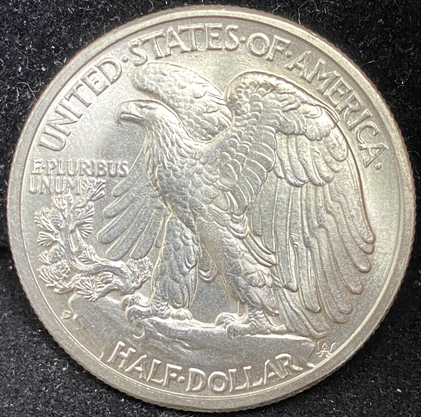 1942-D Walking Liberty Half Dollar
