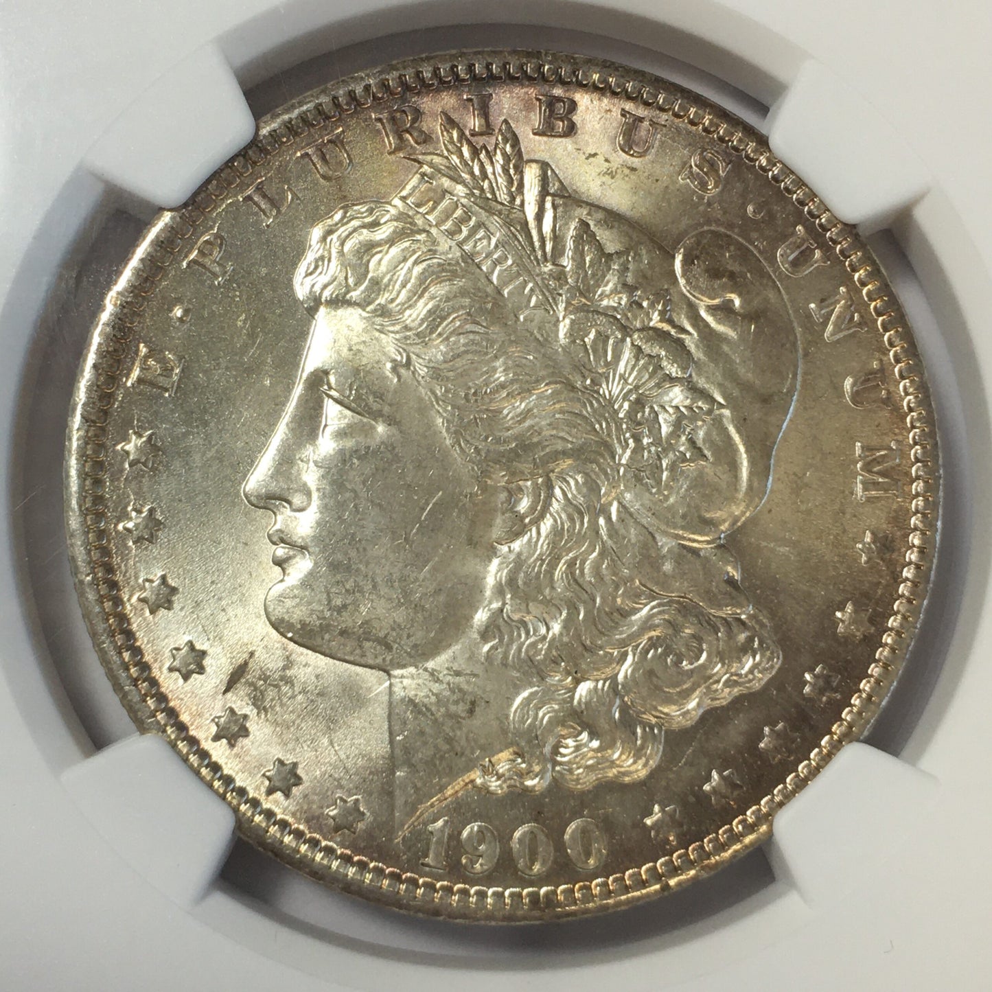 1900-O/CC Morgan Silver Dollar Top-100 Varieties - NGC UNC - Details Obv. Cleaned