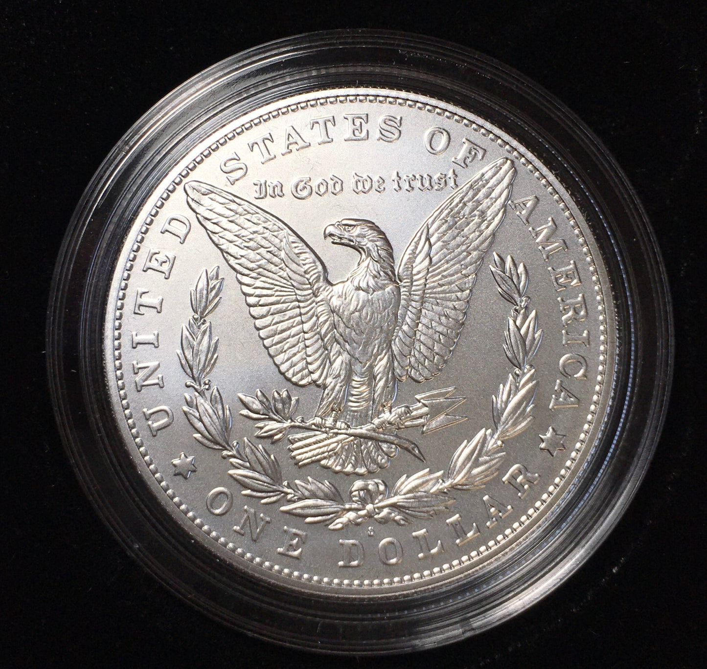 2021-S Morgan Silver Dollar, San Francisco Mint in US Mint OGP with COA