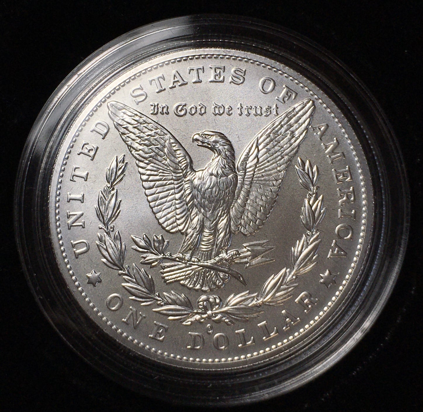 2021-O Morgan Silver Dollar, New Orleans Mint in US Mint OGP with COA