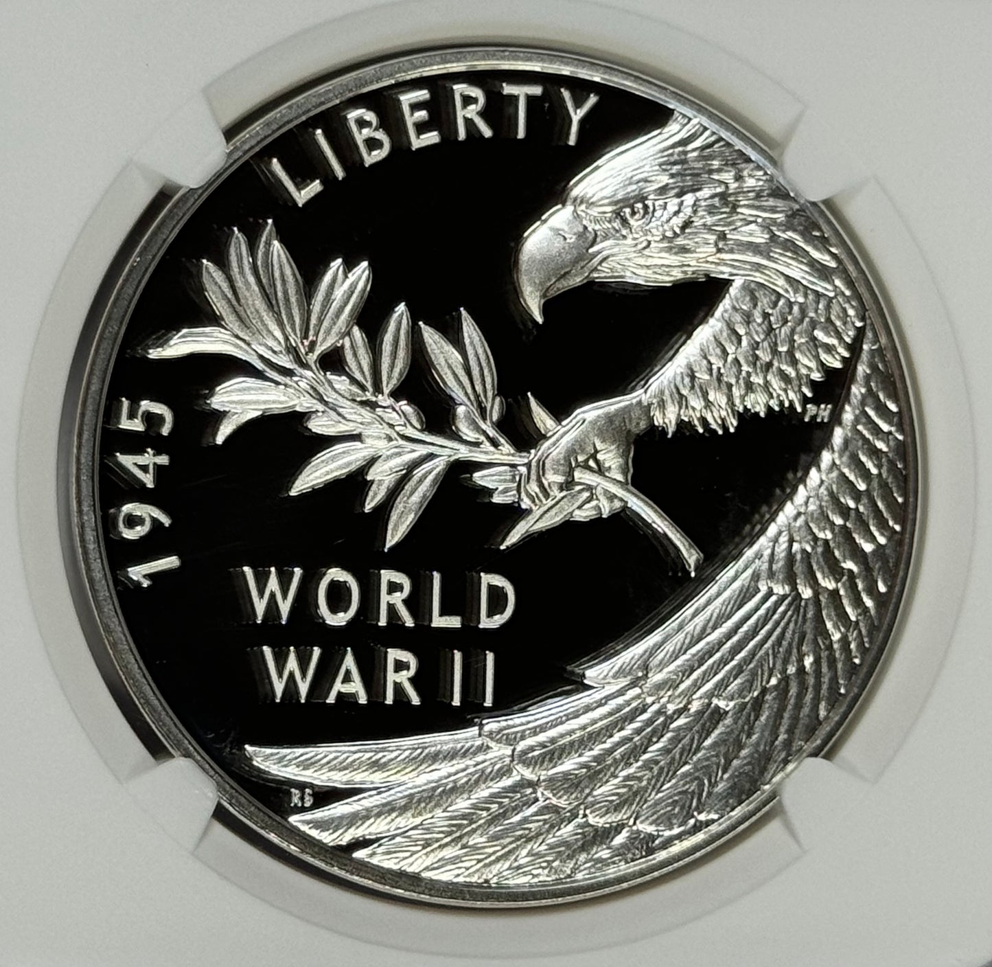 2020 Proof Silver Medal - End of World WWII - PF69 NGC Ultra-Cameo - NGC FDOI