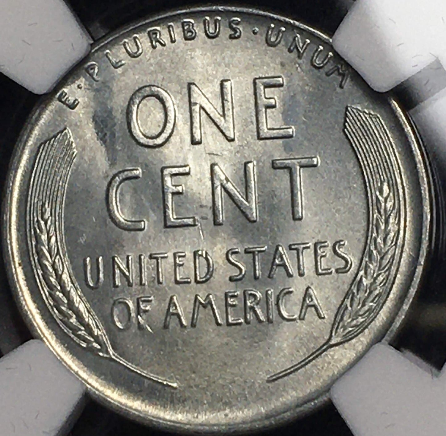 1943-P Lincoln Steel Wheat Cent NGC MS67 - 75th Anniversary Steel Cent Holder