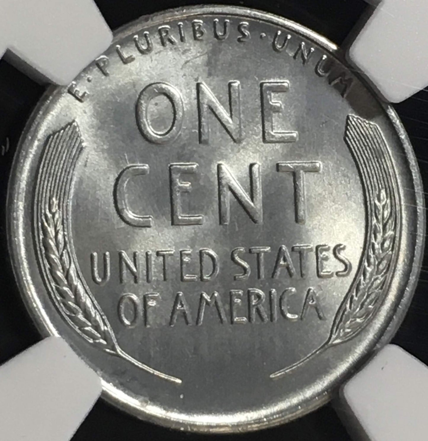 1943-D Lincoln Steel Wheat Cent 1C NGC MS67 - 75th Anniversary Steel Cent Holder