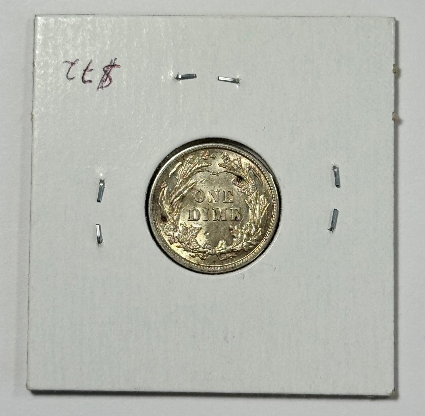 1916-P Barber Silver Dime 10C AU/BU Details - Last Year