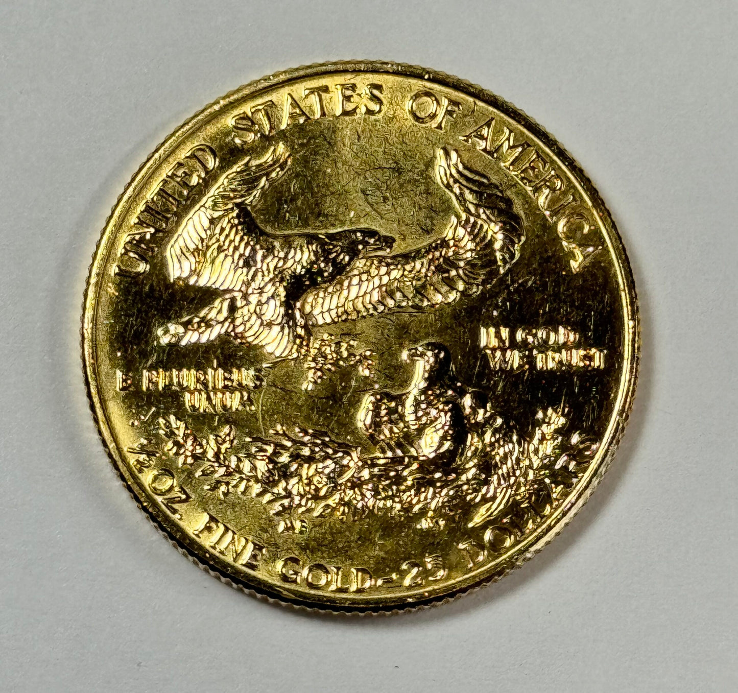 1990-P $25 1/2 Oz American Gold Eagle - BU - (MCMXC) - 31,000 Mintage - Key Date