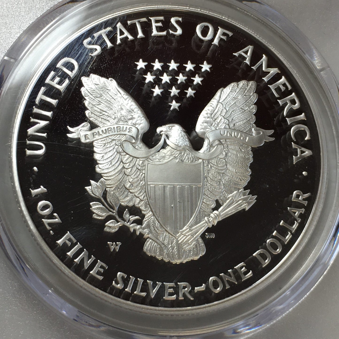 2002-W Proof Silver Eagle - PCGS PR69 DCAM - Ashley Reagan Signed Legacy Series