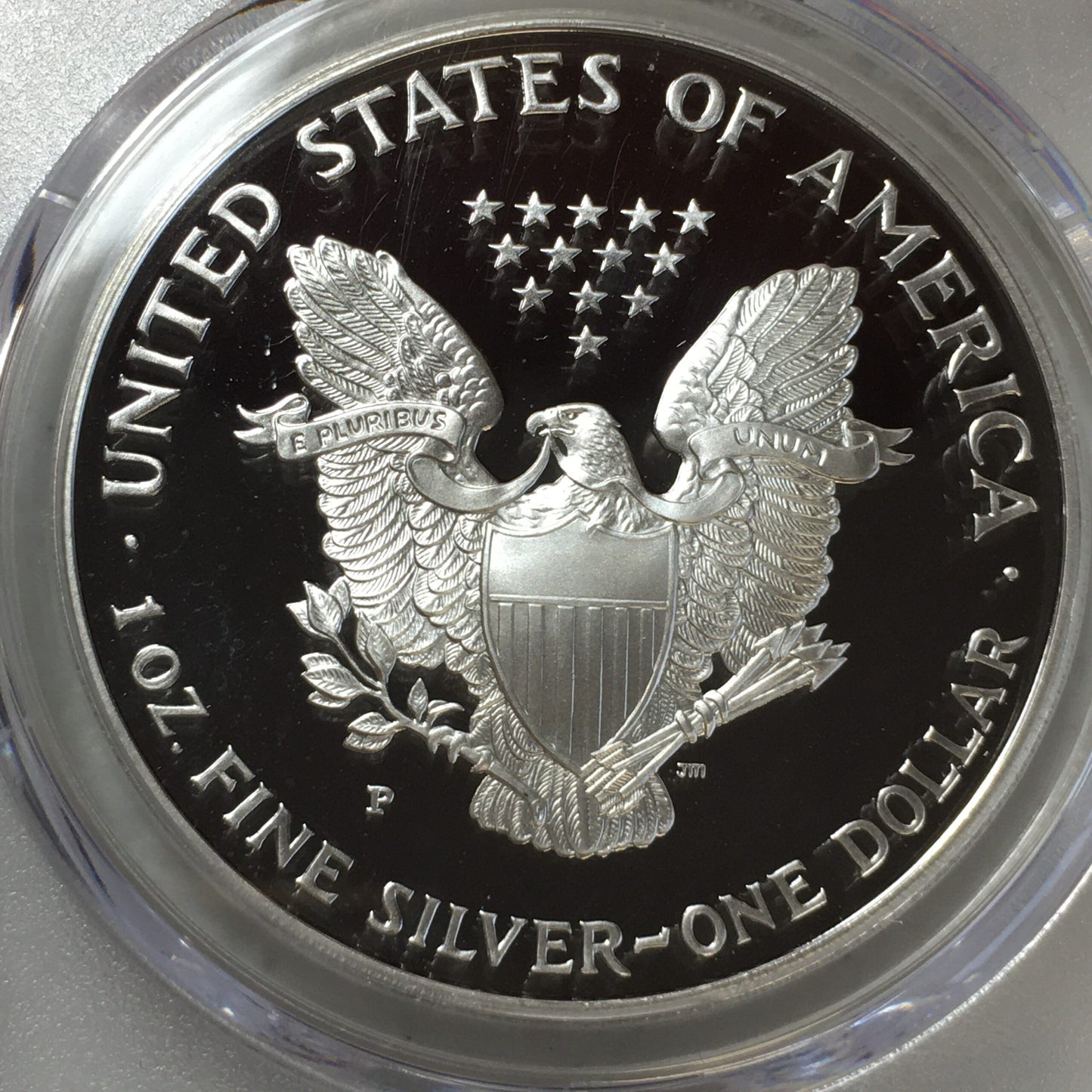 1996-P Proof Silver Eagle - PCGS PR69 DCAM - Ashley Reagan Signed Legacy Series