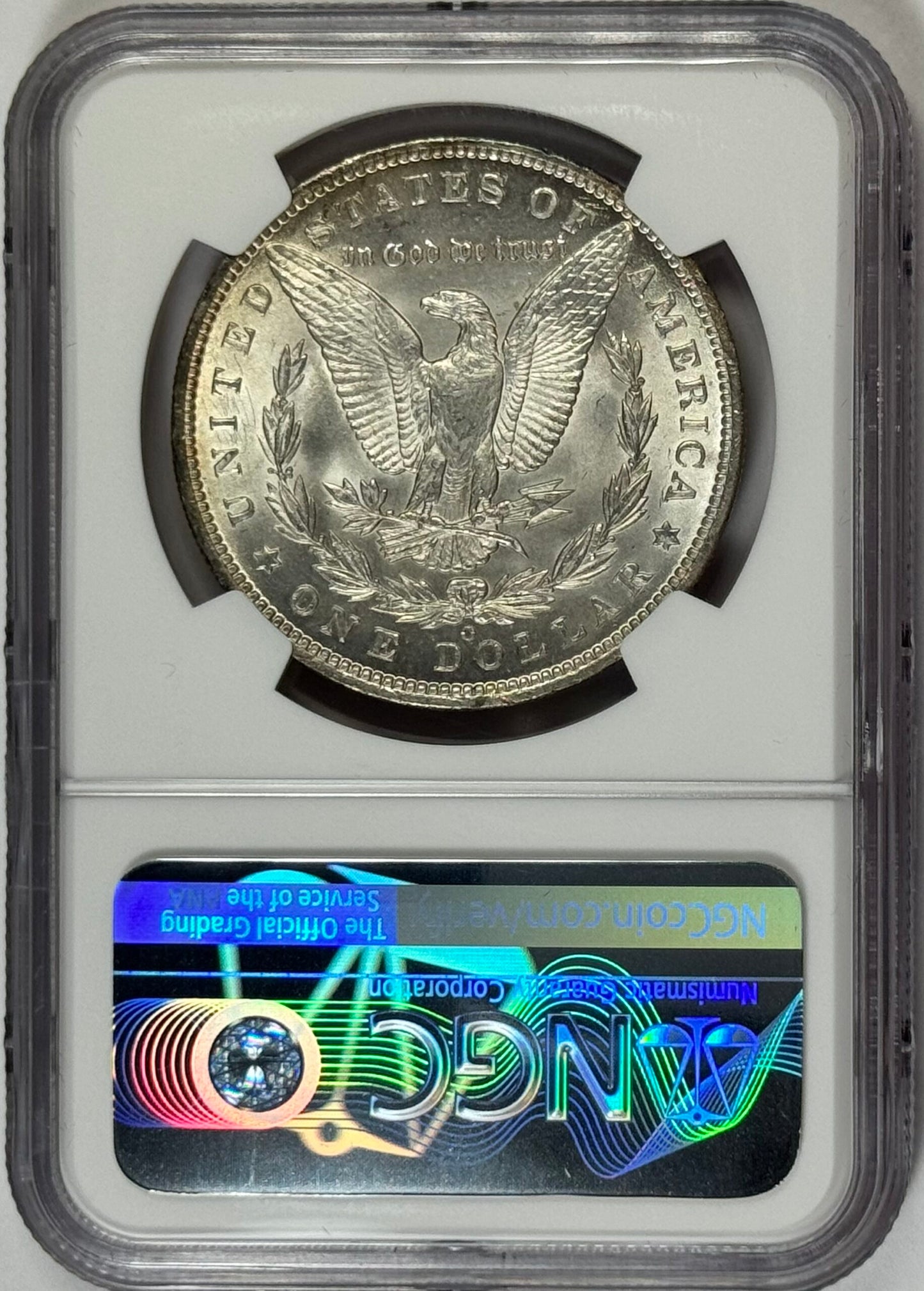 1890-O Morgan Silver Dollar MS62 NGC - Lustrous Coin