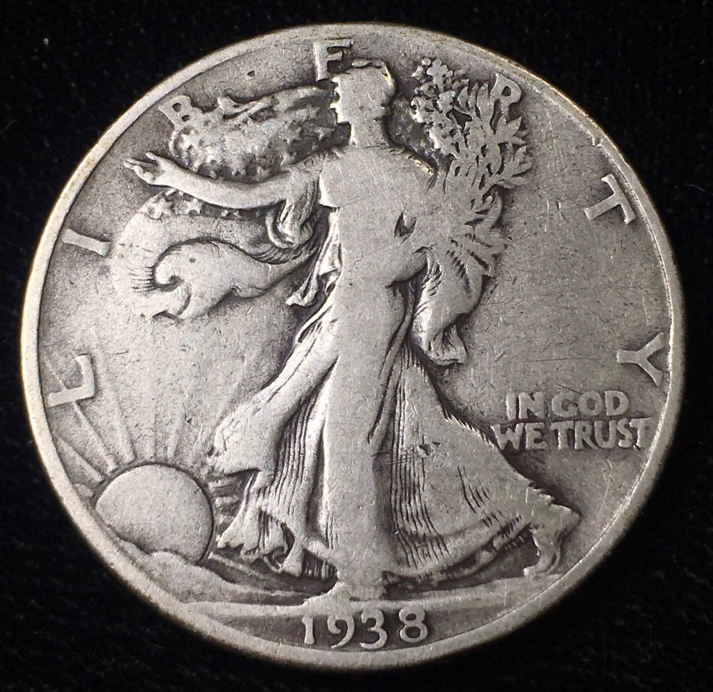1938-D Walking Liberty Half Dollar