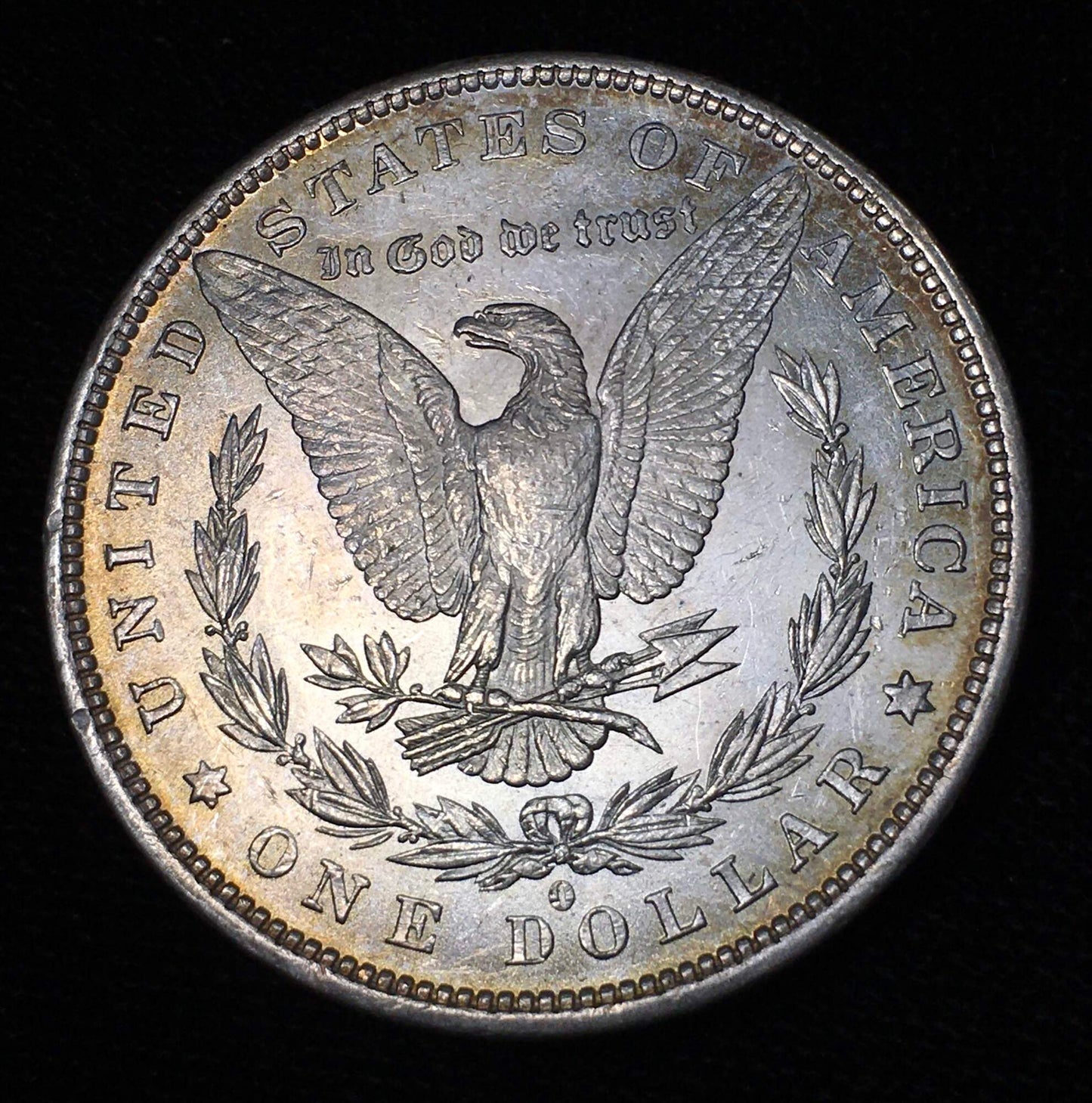 1879-O Morgan Silver Dollar - AU/BU Better Date, Slightly Toned - Details on Reverse - Neat Coin
