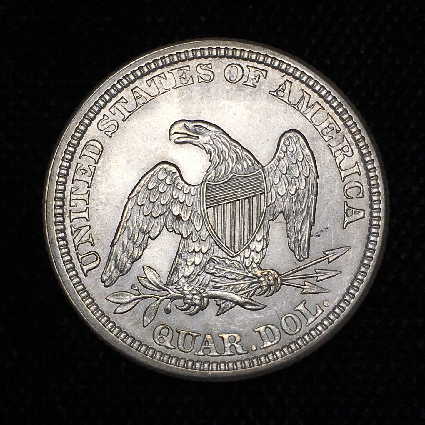 1861-P Seated Liberty Silver Quarter - Civil War Date - High Grade & Lustrous