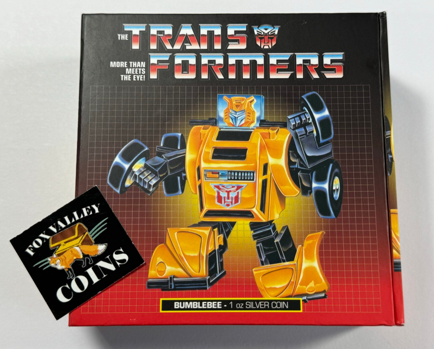 2022 Niue Transformers Bumblebee - Colorized 1 Oz .999 Silver Proof Coin in OGP