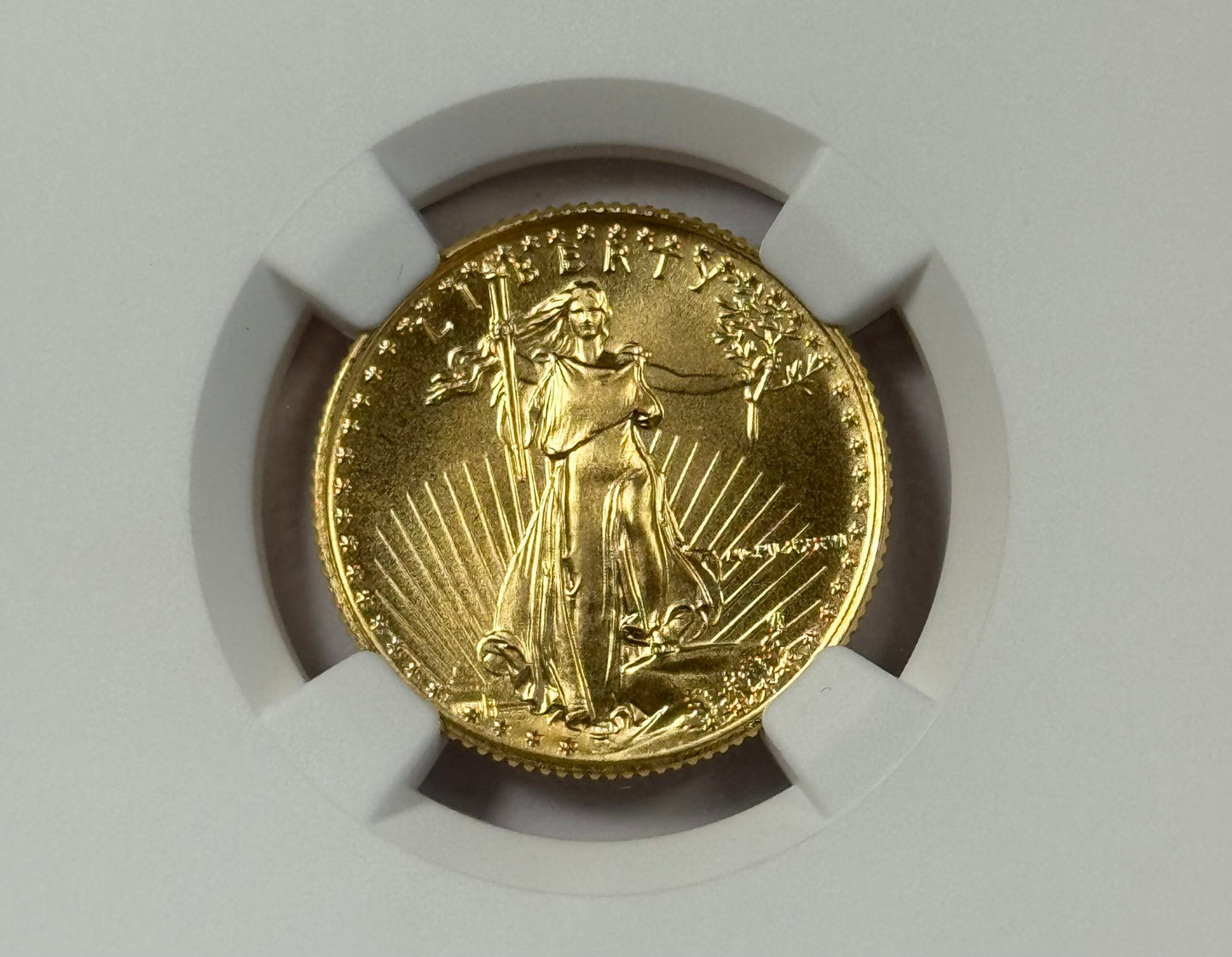 1986 $10 Gold American Eagle - 1/4 Oz Gold - NGC MS70 - Perfect Grade - Key Date