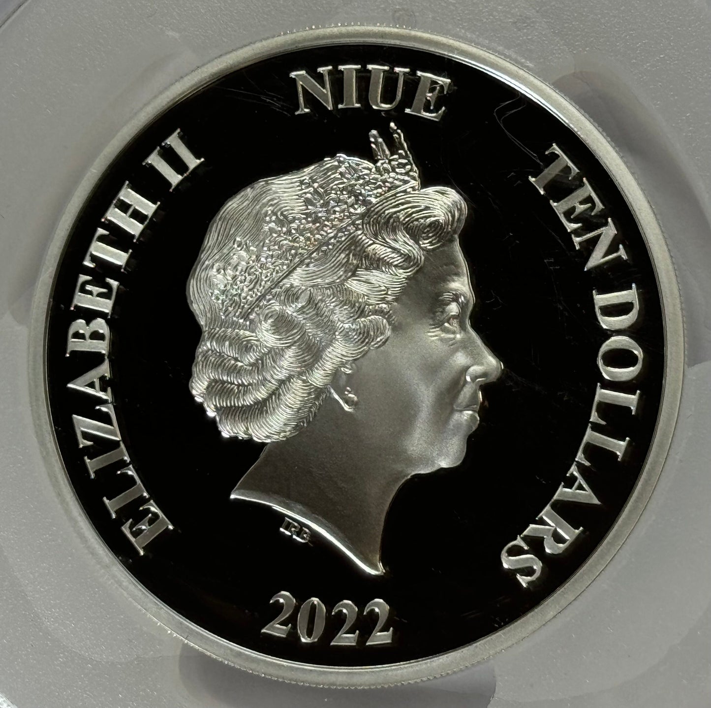 2022 Niue Star Wars Scarif Battle Scene - 3 Oz Silver Colorized - PR70DCAM PCGS