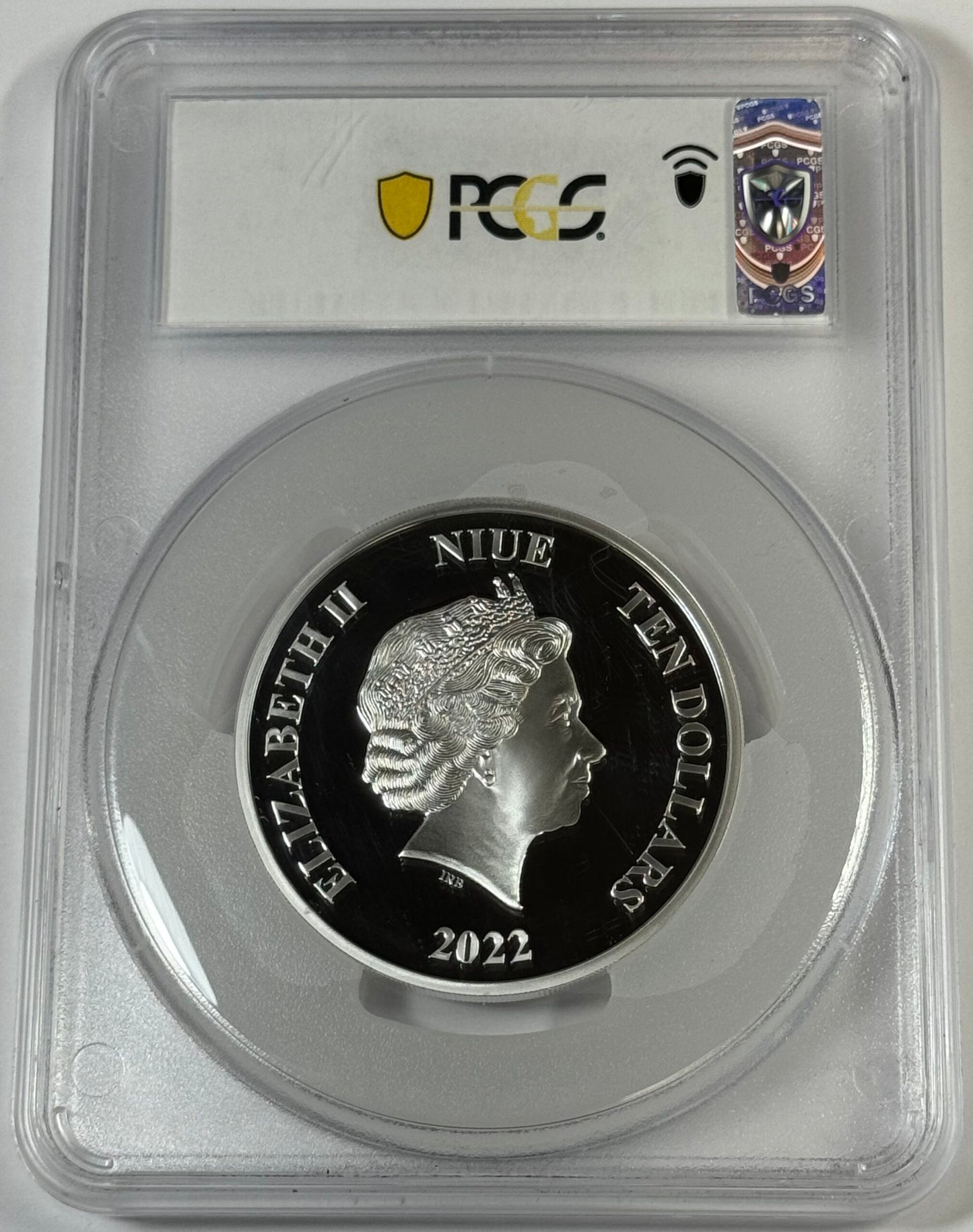 2022 Niue Star Wars Scarif Battle Scene - 3 Oz Silver Colorized - PR70DCAM PCGS