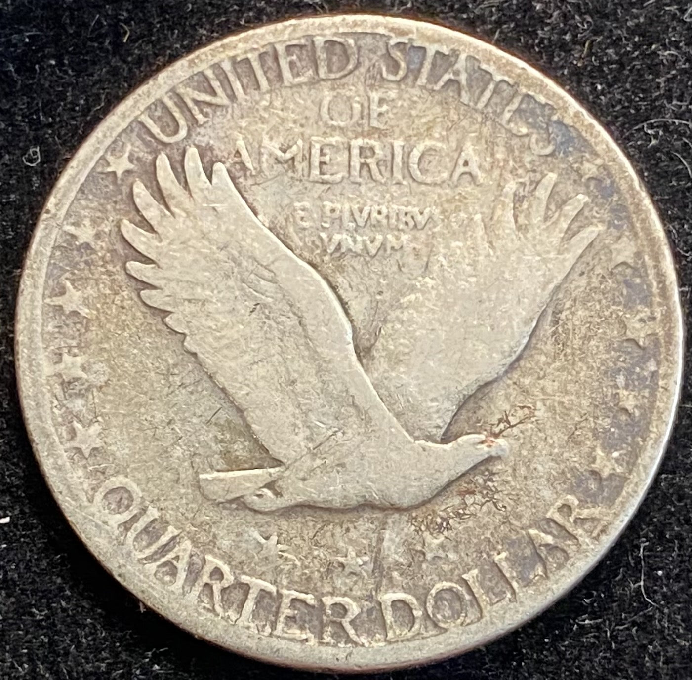 1927-S Standing Liberty 90% Silver Quarter - Semi-Key Date