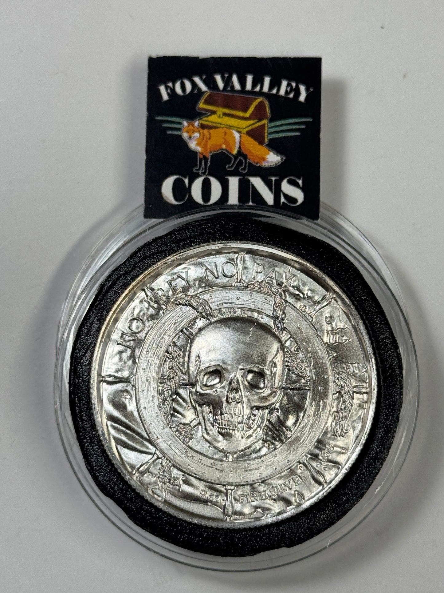 The Kraken Privateer Series 2 oz Silver Ultra-High Relief Round in Air-Tite