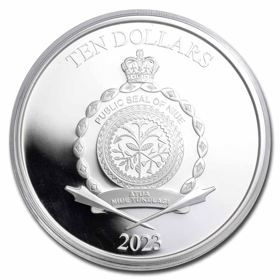 2023 Niue $10 DC Villains THE PENGUIN 3 oz Silver Colorized Coin in OGP