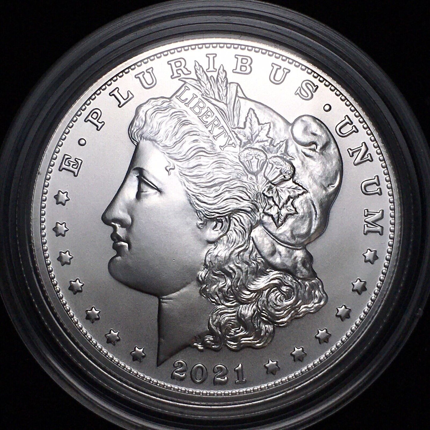 2021-O Morgan Silver Dollar, New Orleans Mint in US Mint OGP with COA