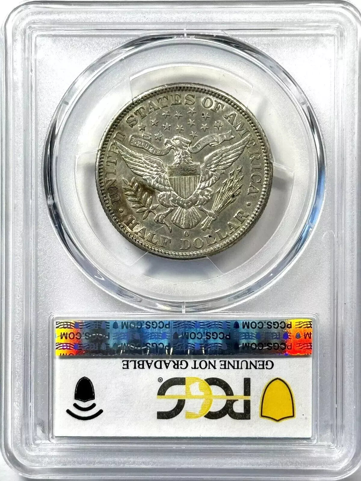 1894-O Barber Silver Half Dollar - AU Details - Cleaned - PCGS Certified