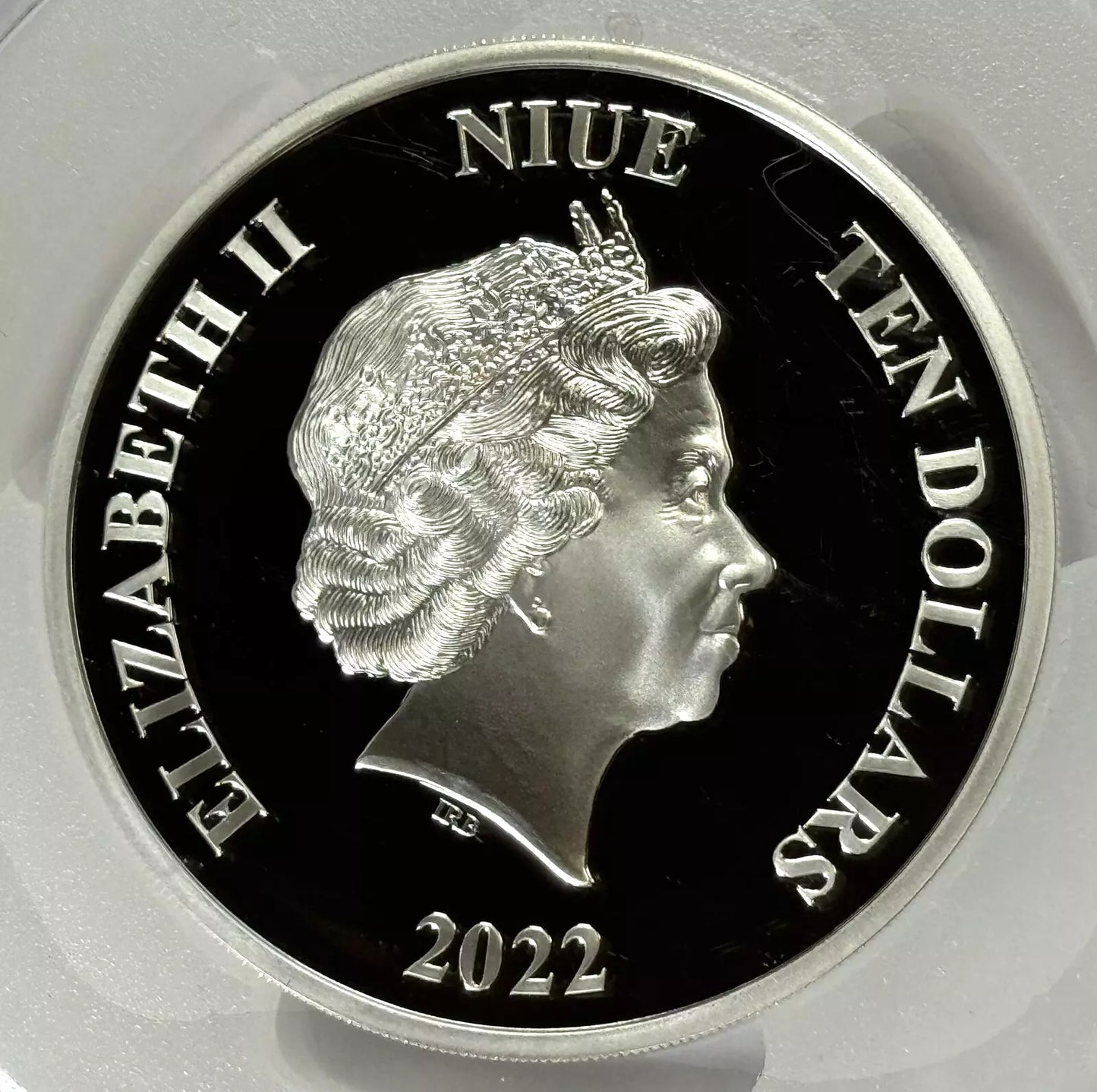 2022 Niue Star Wars Scarif Battle Scene - 3 Oz Silver Colorized - PR70DCAM PCGS