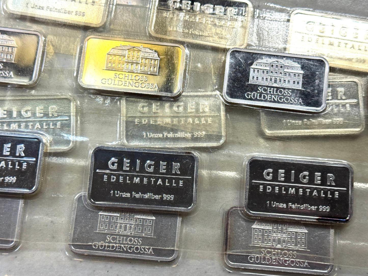 Geiger Edelmetalle 1 OZ .999 Fine Silver In Original Package Sealed Factory