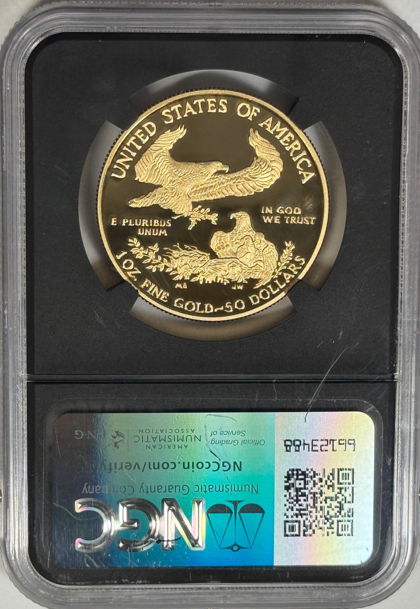 2021-W $50 T-1 Proof American Gold Eagle 1 oz Gold Coin PF70UC NGC FDOI - Ryder