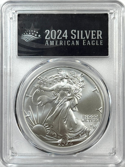 2024-P American Silver Eagle Star Privy - MS70 FR PCGS - Struck at Philadelphia