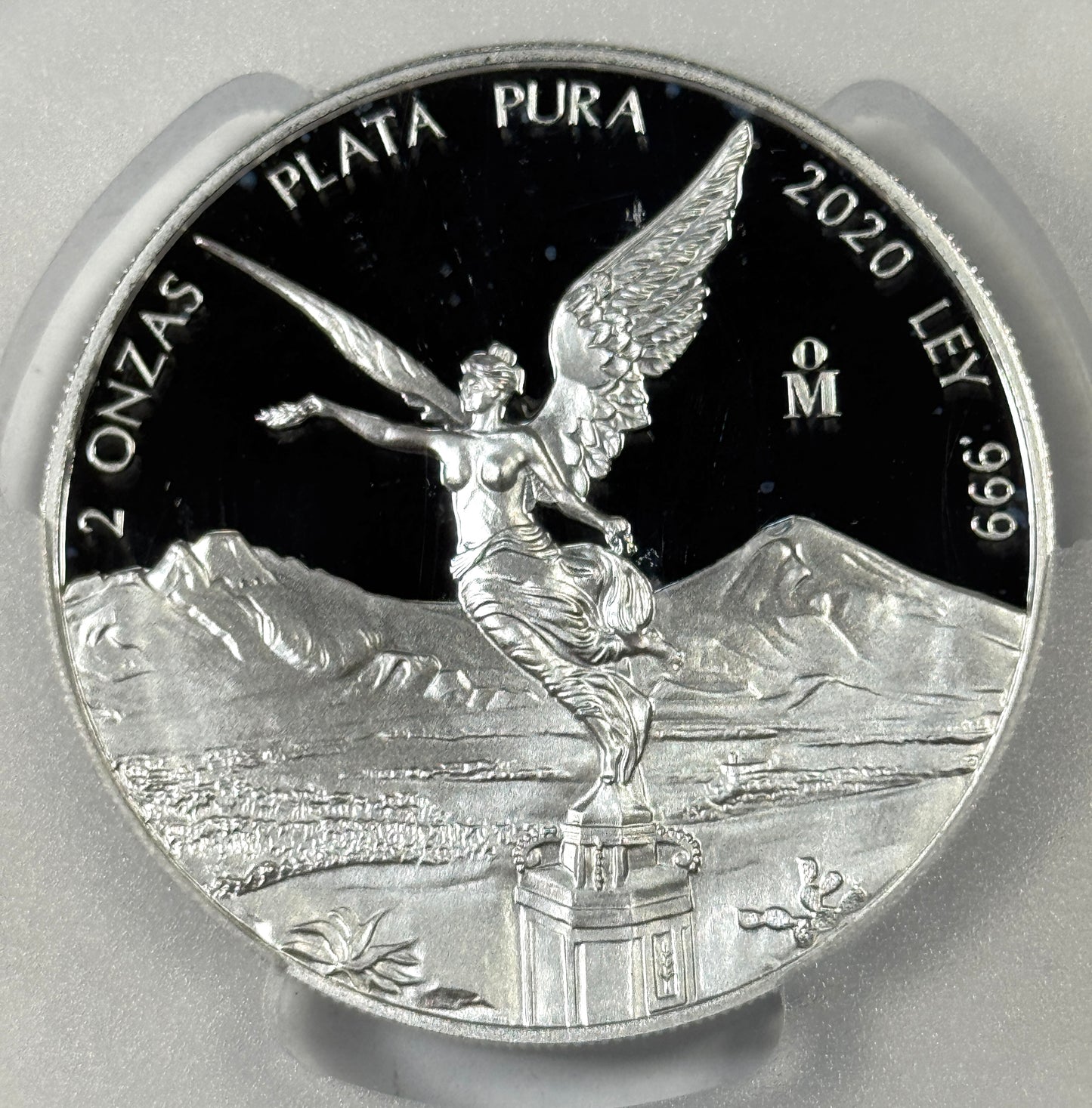 2020 Mexico Proof Silver Libertad 2 oz Silver Coin - MS70 DCAM PCGS