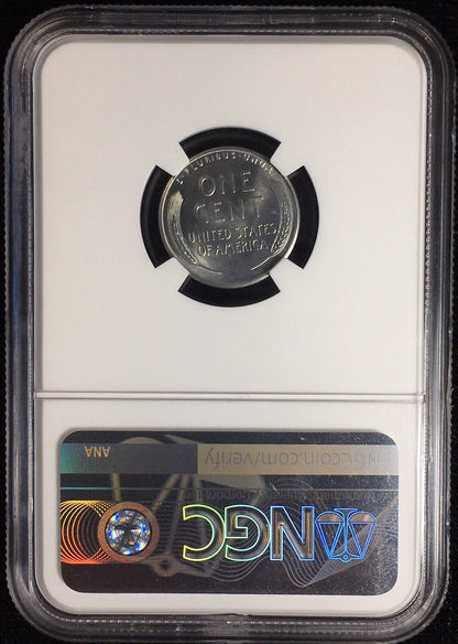 1943-D Lincoln Wheat Cent Steel Cent NGC MS67